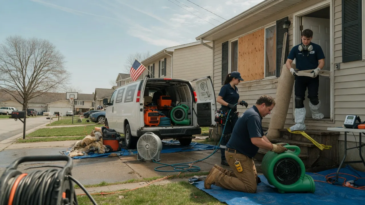 Water Damage Restoration in Thornburg, IA near me